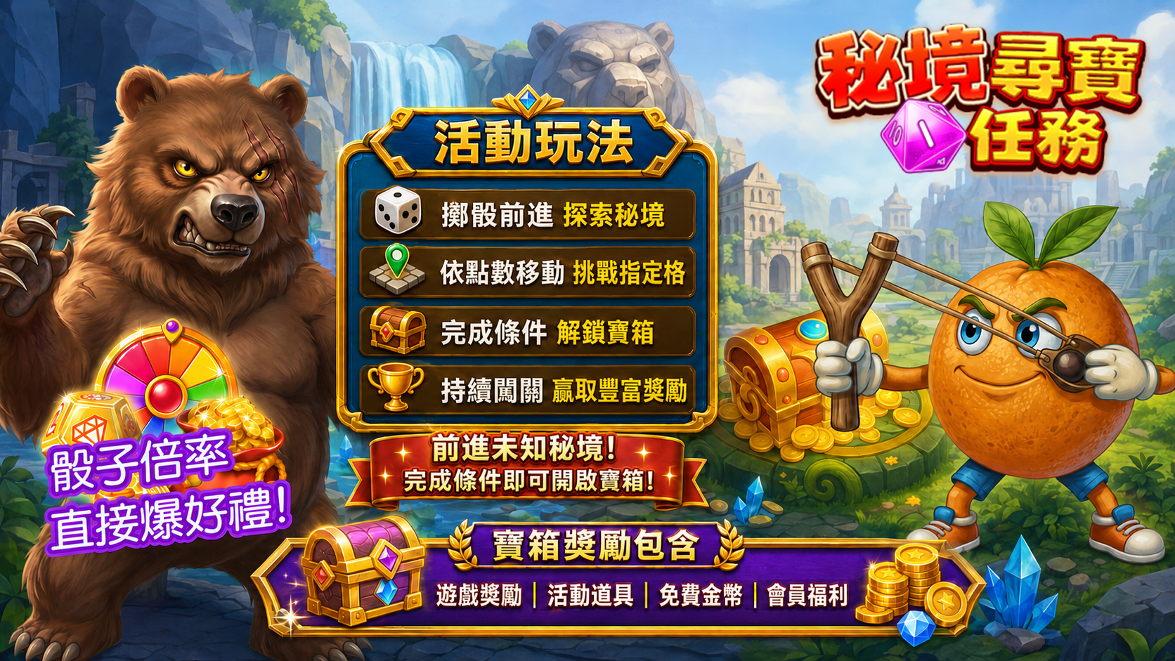 金吉利Online 秘境尋寶擲骰活動